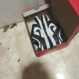 Nike Dunk Low retro White and Black Panda Women's casual sneakers 🎉